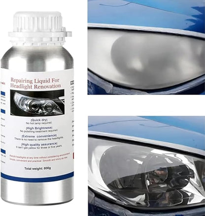 ROYWOO 1600g Car Headlight Restoration Liquid，Auto Headlight Scratch Restoring Fluid，Headlight Lens Polish Repair Liquid for Repair of Scratch,Yellowed, Haze, Cracked Headlamp