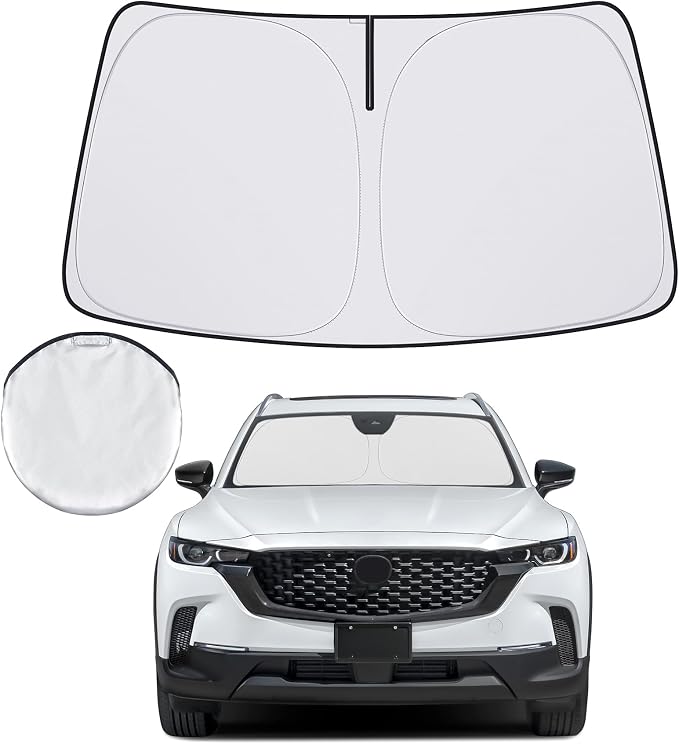 Windshield Sun Shade Compatible for Mazda CX-50 CX50 2023 2024 2025 2026 Accessories Sunshade Shield Protector