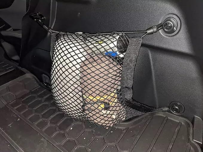 Trunk Side Cargo Net Set of 2 for Subaru Impreza Crosstrek XV WRX STI 2012-2025–Envelope Style Cargo Net for Wagon – Premium Mesh Elastic Car Trunk Organizer – Compatible with Impreza