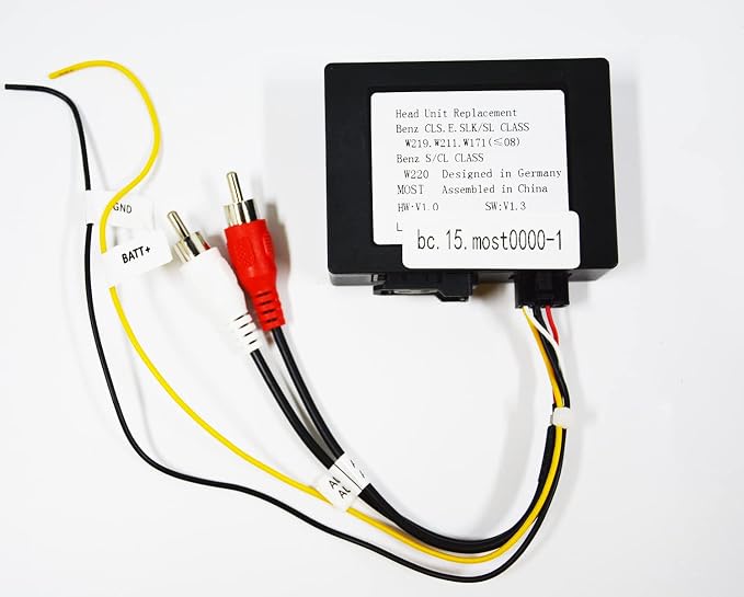 Optical Fiber Decoder Box for Mercedes-Benz CLS E S SL SLK CL