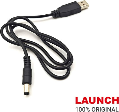 Original USB Charging Cable for Launch X-431 CRP123i, CRP129e, CRP129x, CRP909E, CRP909X, CRP123e, CRP123x, CRP129i OBD2 Replacement for Launch Scanner 5V DC
