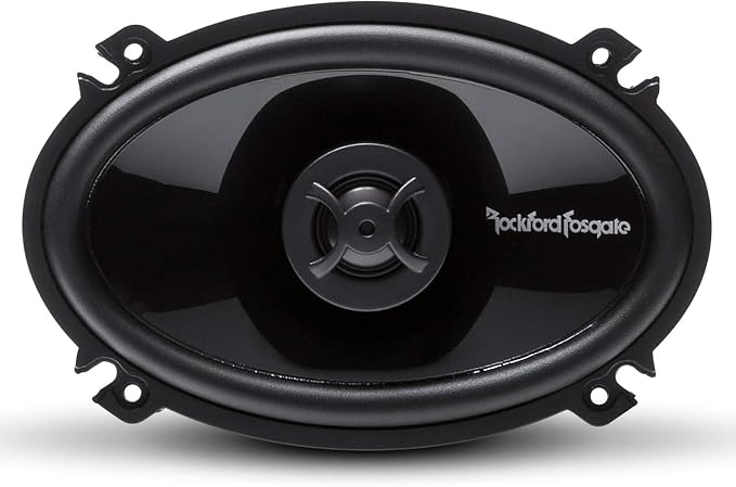 Rockford Fosgate P1462 Punch 4"x 6" 2-Way Coaxial Full Range Speakers - Black (Pair)