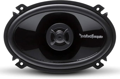 Rockford Fosgate P1462 Punch 4"x 6" 2-Way Coaxial Full Range Speakers - Black (Pair)