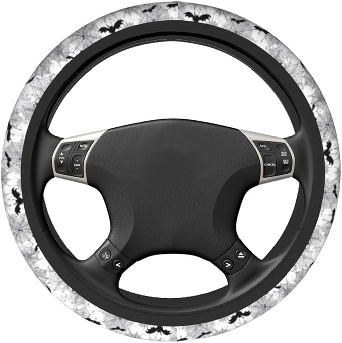 Halloween Steering Wheel Covers Non Slip Neoprene Universal 15 Inch Steering Wheel Protector Car Cover for Men Women