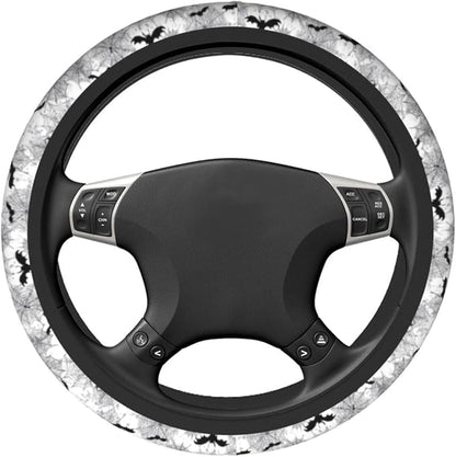 Halloween Steering Wheel Covers Non Slip Neoprene Universal 15 Inch Steering Wheel Protector Car Cover for Men Women