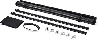Amazon Basics Soft Roll-Up Truck Bed Tonneau Cover, 6.5 ft, Water-Resistant, Works with Bed Liners for 2014-2019 Chevy Silverado, GMC Sierra 1500, 2015-2018 Silverado Sierra 2500 3500 HD, Fleetside