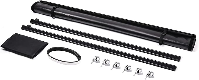 Amazon Basics Soft Roll-Up Truck Bed Tonneau Cover, 5.8 feet, Water-Resistant, Easy Install for 2014-2019 Chevy Silverado, GMC Sierra 1500, Fleetside
