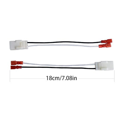 HSTECH 72-6514 2 X Pairs (4 Pack) Wire Cable Wiring Harness for Chrysler Dodge Vehicles Speakers Adapter Connector Adaptor Plug