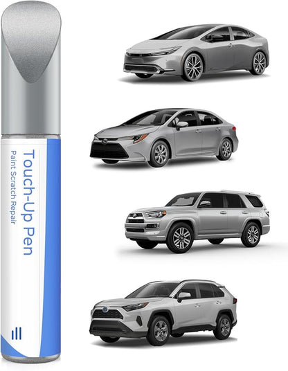 1F7 Classic Silver Metallic Touch Up Paint Compatible with Toyota Exact Match Chips and Nicks Touch Up