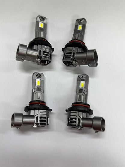 SEALIGHT 9005 9006 Bulbs with 80000LM Super Bright,6500K White Light, 1:1Mini Design Fog Light Bulbs,3 Mins Plug-N-Play, Pack of 4 9005 9006 Bulbs
