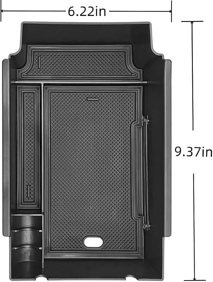 Compatible with Subaru Crosstrek Impreza 2024 2025 Center Console Armrest Storage Box ABS Tray Insert Organizer Glove Pallet Phone Holder