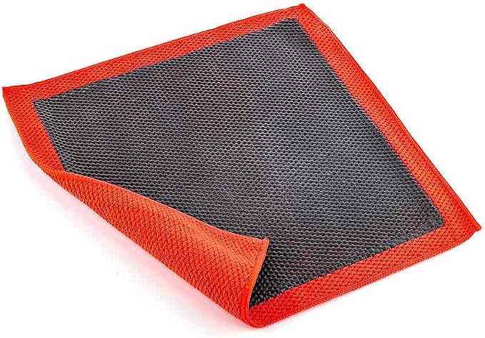 P&S Reset Clay Decontamination Towel – Fine Grade Clay Towel for Car Paint, Removes Fallout, Overspray & Rail Dust, Enhances Gloss & Sealant Bond, 12" x 12