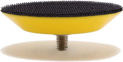 Ouya 3PCS 3" Hook and Loop Backing Pads 1/4"-20 Threads Polishing Buffing Plate for Dual Action Car Polisher
