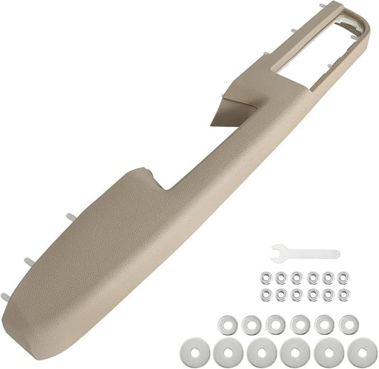80995 Upgraded Door Armrest Repair Front Left Side Door Panel Handle Beige Compatible with 2010-2014 Chevy Chevrolet Silverado Suburban Avalanche Tahoe,GMC Sierra Yukon Replaces 84127282
