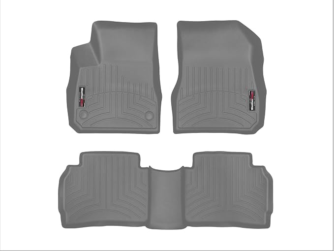 WeatherTech Custom Fit FloorLiners for Chevrolet Malibu - 1st & 2nd Row (46903-1-2), Grey