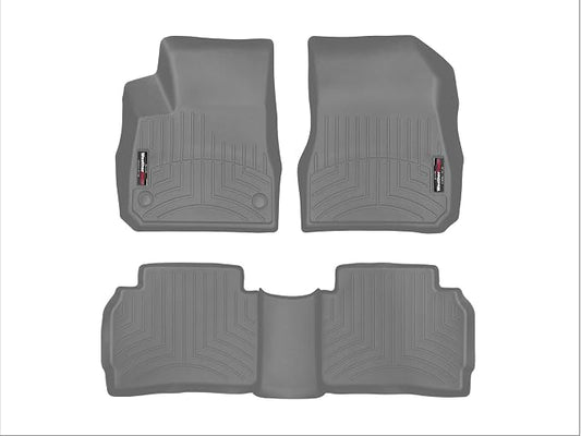 WeatherTech Custom Fit FloorLiners for Chevrolet Malibu - 1st & 2nd Row (46903-1-2), Grey
