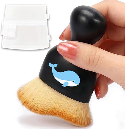 Dolphin Car Detailing Brush Soft Bristle Cars Interior Cleaning Brush,Automotive Dust Brushes with Protective Cover,for Vehicle Interior Gentle Detailing Care Dolphin Gifts for Women Men
