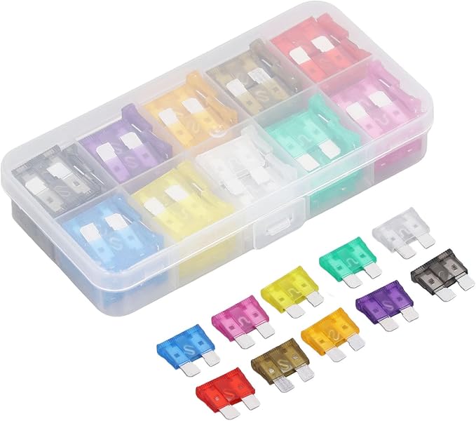 Sonew 10 Medium Car Assortment Set Kit, Quick Response, High Safety, Transparent Marking, Compact Size, For Car Power Supply Failure, Widely Used in Vehicles, Digital Camera, etc.