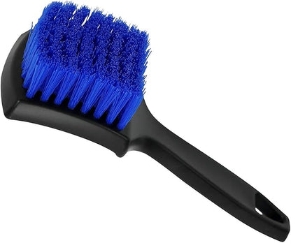 ICSTM Cleaning Brush, Carpet Brush Scrub Brush for Floor Mats Cleaning Brush for Car Interior and tire （Blue, 21 cm x 5cm x 2.6 cm/8.27"*2"*1"）