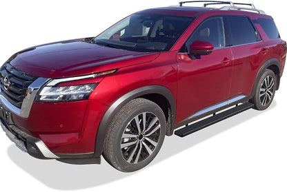 APS Running Boards 5 inches Matte Black Compatible with Nissan Pathfinder 2022-2026 Stainless Steel (Side Steps Side Bars)
