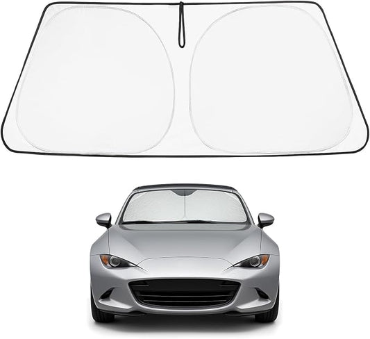 Proadsy 2026 Upgrade Front Windshield Sun Shade Foldable Sunshade Protector Custom Fit MX-5 Miata Convertible 2016-2026 MX5 Accessories
