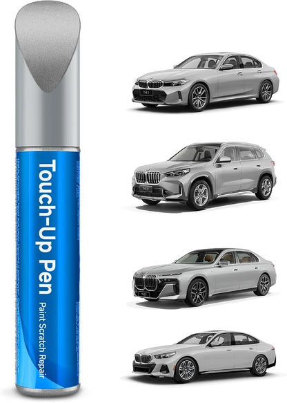 Touch Up Paint for BMW, Glacier Silver Metallic(A83) Exact Match Touch Up Paint Car Scratch Repair (Glacier Silver Metallic(A83))