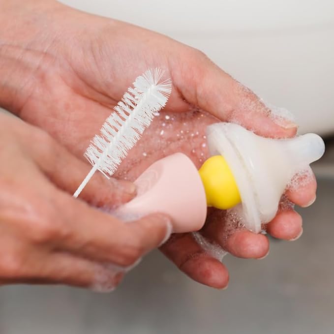 Beavorty 5 Pcs Hearing Aid Cleaning Brushes Portable Small Tube Vent Cleaner Kit Compact Handheld Tool for Earphone and Hearing Aid Maintenance