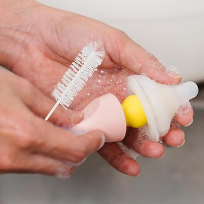 Beavorty 5 Pcs Hearing Aid Cleaning Brushes Portable Small Tube Vent Cleaner Kit Compact Handheld Tool for Earphone and Hearing Aid Maintenance