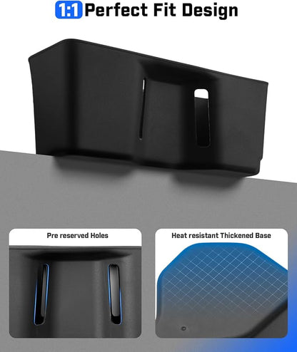 Autorder 2PCS Cup Holder Inserts for 2024 2025 2026 Toyota Grand Highlander Accessories,Silicone Grand Highlander Center Console Cup Holder,Anti-Slip Waterproof Storage Accessories