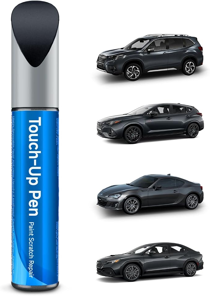 61K Dark Gray Metallic Compatible with Subaru Exact Match Touch Up Paint Car Scratch Repair