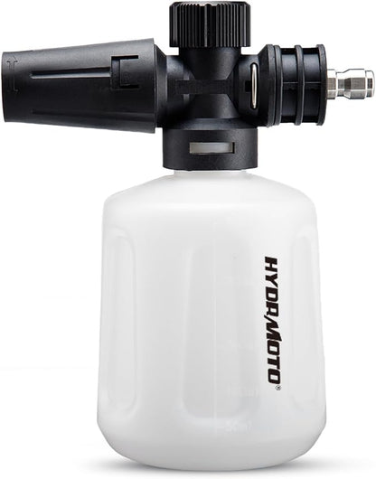 Foam Cannon for Pressure Washer, Adjustable Snow Foam Blaster with 1/4" Quick Connector, 0.11 Gallon(400ml) Foam Bottle for Car Wash, Electric Pressure Washer Accessories