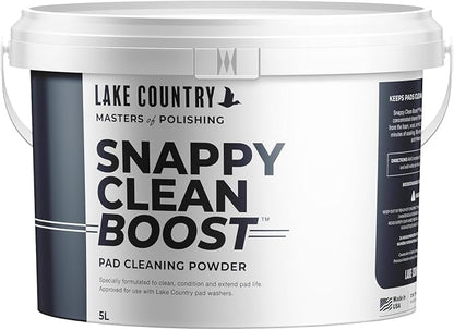 Snappy Cleaner Powder - Concentrated Pad Cleaning Powder Formula for Foam, Wool & Microfiber Pads. Removes wax and polish residue and extends pad life. 11lbs. (5 Liter)