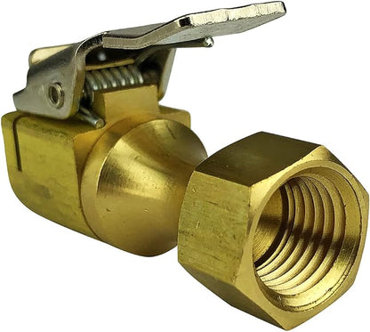 Haltec CH-360OP Solid Brass Lock On Open Air Chuck with Clip On European Style 1/4 inch NPT