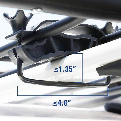 64"x39" Universal Roof Rack Basket with Net, Strap, Wind Fariring, Heavy-Duty Roof Rack Cargo Carrier up to 250 lbs, Weather-Resistant for SUV/Truck/Jeep/Camping/Travel