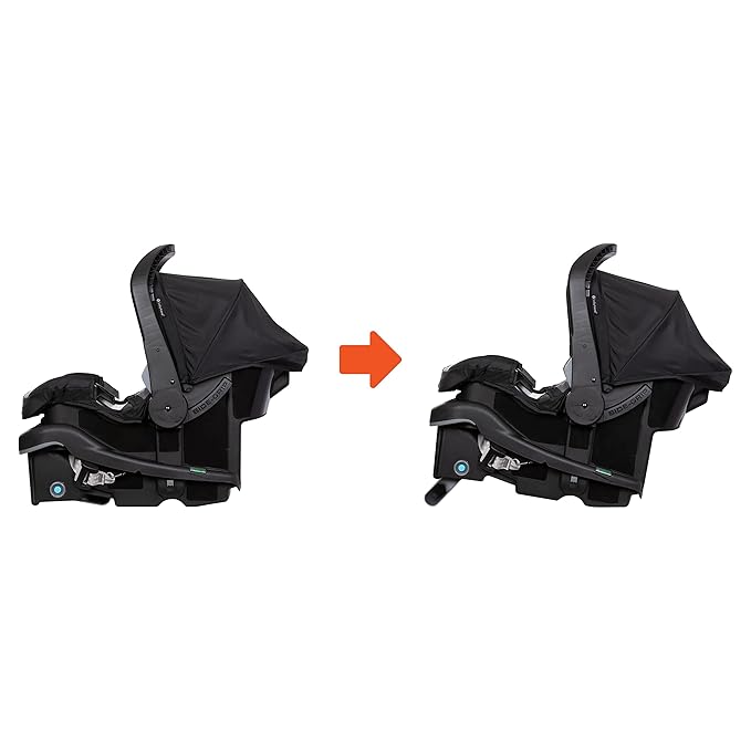 Baby Trend EZ-Lift™ Plus Infant Car Seat, Dash Black – Newborn Comfort Padding, Lightweight Carry Build, Adjustable Harness System