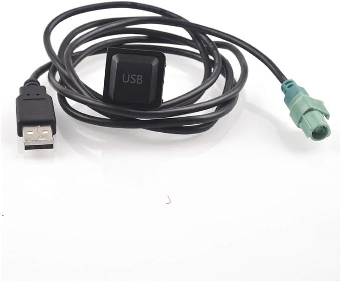 FANGSHUILIN DIY Car USB Adapter Audio USB Cable Switch Fit for Volkswagen Fit for VW Golf MK5 MK6 VI 5 6 Jetta CC Tiguan Passat B6