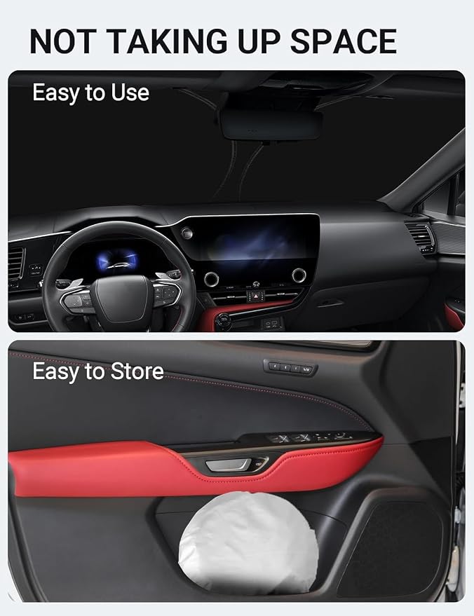 Proadsy Windshield Sunshade for 2022-2025 2026 Lexus NX NX250 NX350 NX350h NX450h+, Block Sun & UV Car Protector, Foldable Front Window Sun Shade Keep Car Cooler