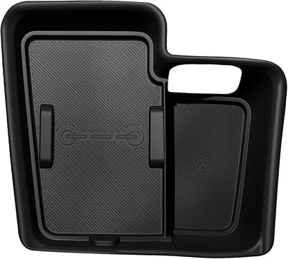 Muslogy Center Console Inserts Compatible with 2025 2026 Ford Bronco Accessories, Center Console Wireless Charger Protective Mat Liner Anti-Slip Phone Charge Area Charging Protection