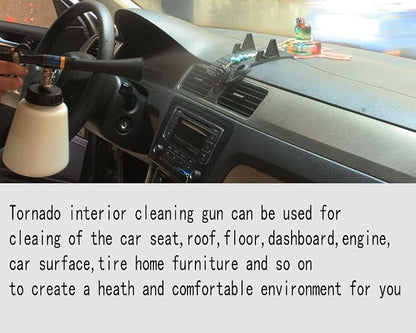 High Pressure Black Car Spraying Washing Gun Automobile Detailing Cleaning Machine car wash Tool(Metal Tube Rotate)