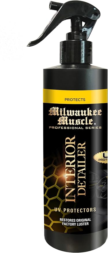 Interior Detailer Spray – 16 Fl Oz | Cleaner & Conditioner for Leather, Vinyl, Plastic & Screens | UV Protection | Non-Greasy | Cars, Trucks, Boats, Bikes & RVs