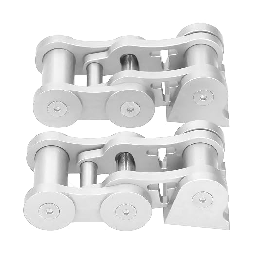 Hood Latches Kit Durable Secure Locking System for JK 2 Door & Unlimited 4 Door 2007‑2017 Off Roading Enthusiasts (Silver)