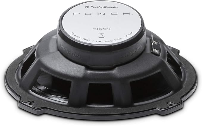 Rockford Fosgate P1694 Punch 6"x9" 4-Way Coaxial Full Range Speakers - Black (Pair)