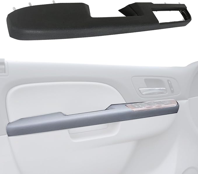 80994 Door Armrest Repair Front Left Side Door Panel Handle Black Compatible with 2010-2014 Chevrolet Chevy Silverado Suburban Avalanche Tahoe,GMC Sierra Yukon Replaces 84127280
