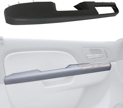 80994 Door Armrest Repair Front Left Side Door Panel Handle Black Compatible with 2010-2014 Chevrolet Chevy Silverado Suburban Avalanche Tahoe,GMC Sierra Yukon Replaces 84127280