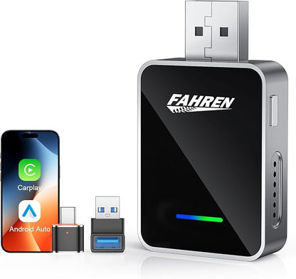 2026 Upgraded Wireless CarPlay Dongle, Stable & Fast Connection for iPhone & Android Auto, for Car Owners with 2016+ Vehicles