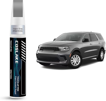 Car Touch Up Paint(Vapor Gray(PAS/WAS)) for Dodge, Car Paint Scratch Repair Kit, Quick & Easy Solution to Repair, Scratch Remover Pen with 2PCS Disposable Micro Applicators