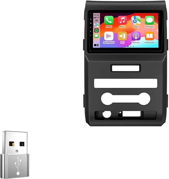 BoxWave Adapter Compatible with Eonon FDF1X6 Ford F150 Car Stereo with Wireless CarPlay & Android Auto (9 in) - USB-A to C PortChanger (5-Pack), Type-C OTG Convert Charging Data Adapter