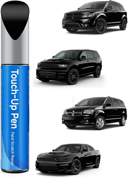 Diamond Black Crystal Pearl PXJ/KXJ Car Touch Up Paint Compatible with Dodge – Scratch Repair Kit, Exact OEM Color Match, Scratch & Rust Repair, Car, Truck & SUV Paint Fix