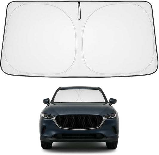Proadsy 2026 Upgrade Front Windshield Sun Shade Foldable Sunshade Protector Custom Fit 2016-2023 CX-9 CX9 Sport Utility SUV Accessories