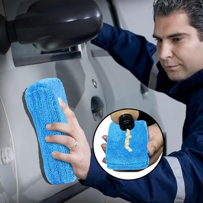 HOMEXCEL Microfiber Applicator Pads, Scratch-Free Car Wash Sponge for Cleaning, Premium Wax Foam Applicator Pads for Car Detailing, 5”x3”, 8Pack